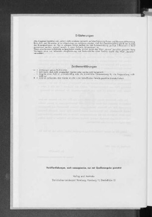 Erläuterungen Zeichenerklärungen