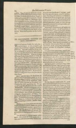 De Discrimine Veteris Et Novi Testamenti.