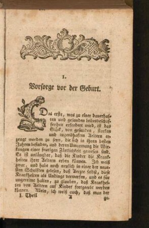 1. Vorsorge vor der Geburt