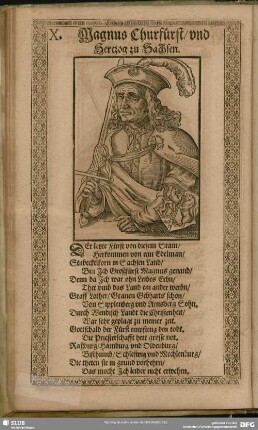 Magnus Churfürst, und Hertzog zu Sachsen