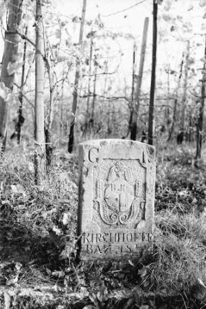 Ehrenstetten: Ehrenstetter Ölberg; Grenzstein [Kirchhofer]; Bau 1842
