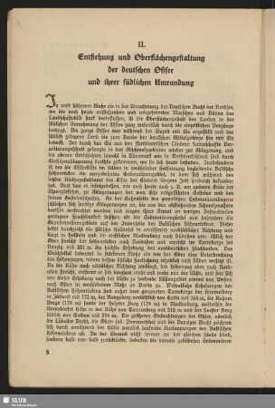 II. Entstehung und Oberflächengestaltung der deutschen Ostsee und ihrer südlichen Umrandung