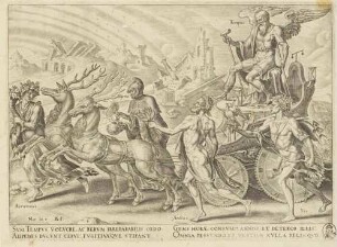 Der Triumph der Zeit, Blatt 5 aus der Folge "Die Triumphe des Petrarca"