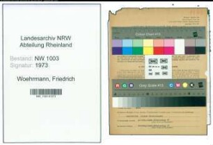 Entnazifizierung Friedrich Woehrmann , geb. 12.05.1914 (Telefonist)