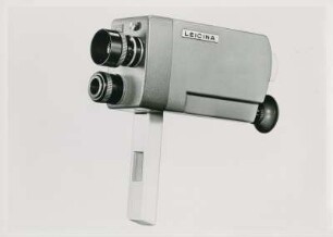 Schmalfilmkamera "Leicina 8S" mit Objektiv "Dygon" der Ernst Leitz GmbH