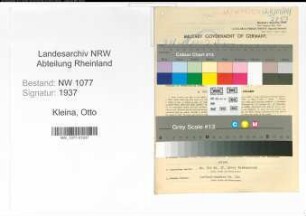 Entnazifizierung Otto Kleina , geb. 14.10.1909 (Polizist)