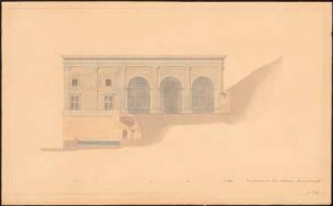Villa Madama, Rom: Ansicht von der Hauptseite