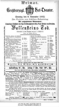 Wallensteins Tod