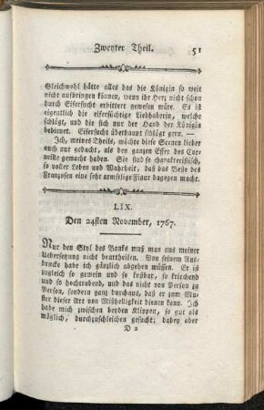 LIX. Den 24sten November, 1767