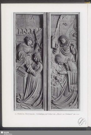 Ottobeuren, Klostermuseum, Verkündigung und Geburt vom "Meister von Ottobeuren" um 1520