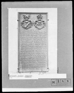 Grabplatte der Christine Henriette von Schönfeld