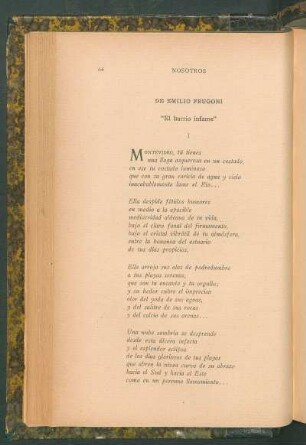 De Emilio Frugoni : "El barrio infame"
