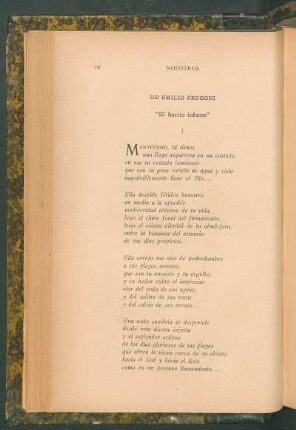 De Emilio Frugoni : "El barrio infame"