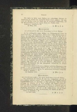 Vorwort. zur einundzwanzigsten (der neuen Bearbeitung vierten) Auflage.