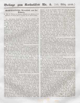 141-143 Kirchlich-politische Actenstücke aus der Schweiz