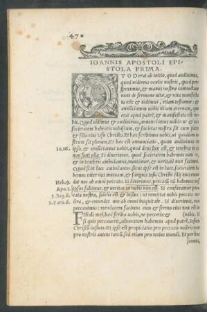 Ioannis Apostoli Epistola Prima.