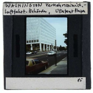 Washington, Enfant Plaza, Wilbur Wright Federal Building / Sitz des U.S. Department of Transportation und der Federal Aviation Administration