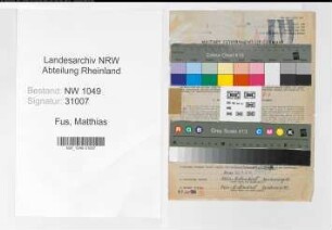 Entnazifizierung Matthias Fus , geb. 11.06.1902 (Maurer)