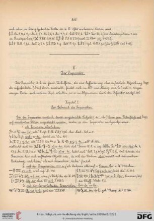 Kapitel I. Der Gebrauch des Imperativs