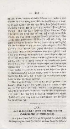 418-423 Der evangelische Geist der Allgemeinen Darmstädter Kirchenzeitung