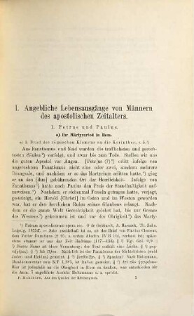 Aus den Quellen der Kirchengeschichte, 1. Bis Konstantin