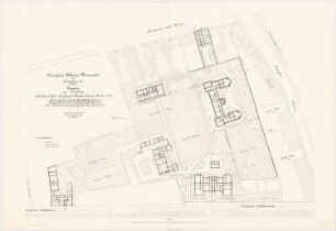Hygienisches Institut der Albertus-Universität Königsberg: Übersichtsplan 1:400