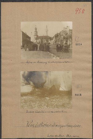 Zerstörte Windmühle an der russischen Grenze