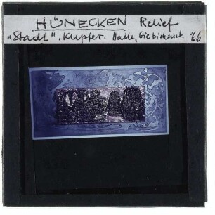 Hünecken, Relief "Stadt"