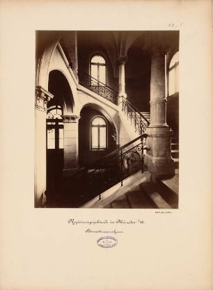 Regierungsgebäude, Münster: Treppenhaus