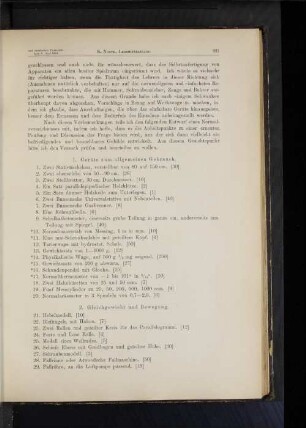 2. Gleichgewicht und Bewegung.
