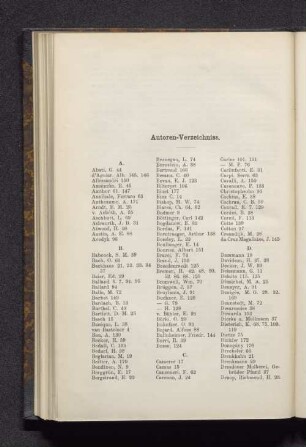 Autoren-Verzeichnis.