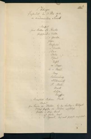 Sommersemester 1838. Rektorat Leopold Sokrates von Riecke