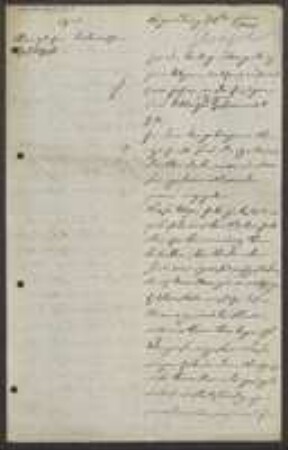 Brief von Gottfried Stengel an Regensburgische Botanische Gesellschaft