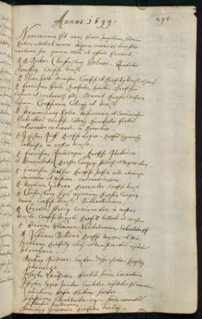 276-282, Annus 1699