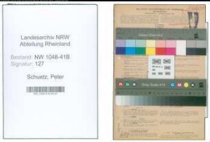 Entnazifizierung Peter Schuetz , geb. 31.03.1892 (Feuerwehrmann)