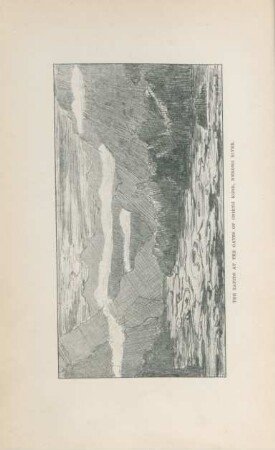 The rapids at the gates of Chieng Kong, Mekong river