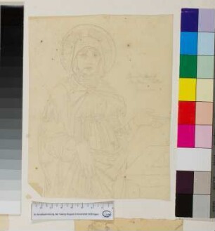 Maria nach der Predella des Triptychons der Comfraternita della Giustizia von Fiorenzo di Lorenzo