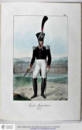 Garde Infanterie. Obrist