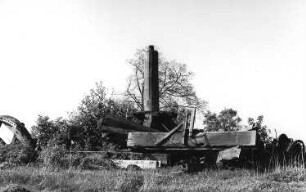 Wermsdorf-Mahlis. Windmühlenberg, Reste der Bockmühle