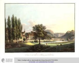 Entrée de la vallée de Plauen près de Dresde. Dessiné d'après nature par Joh[ann] Gottfr[ied] Jentzsch. [Dresden: Kleist, ca. um 1810]