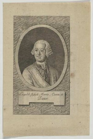 Bildnis des Leopold Joseph Marie von Daun