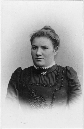 Rosenbach-Herwigsdorf. Windmühle, Mutter von Frieda Trenkler, Repro