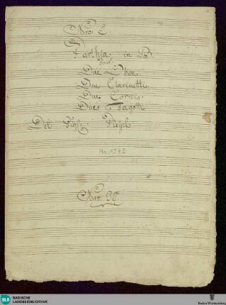 Quartets. Excerpts. Arr - Don Mus.Ms. 1572 : ob (2), cl (2), fag (2), cor (2); B|b; BenP 354/2a BenP 354/2 BenP 355/2 BenP 353/3 BenP 353/1