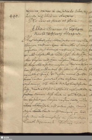 Additio Gemeine des heyligen Reichs Wohlfarts belangende.