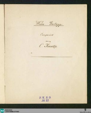 Wein-Galopp - Don Mus.Ms. 2491