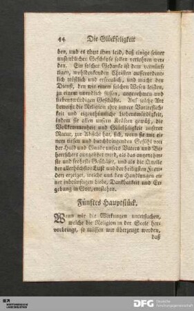 Fünftes Hauptstück.
