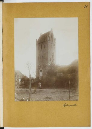 Pulverturm, Bärwalde/Neumark: Ansicht (aus: Skizzen- und Fotoalbum 12)