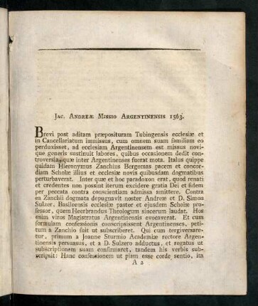 3-23, Jac. Andreä Missio...