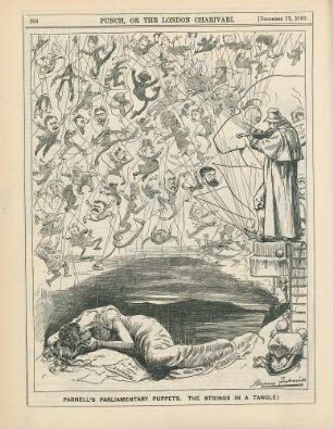 Parnell's parliamentary puppets. The strings in a tangle