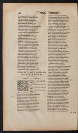 Epistolarum Francisci Petrarchae V. C. Liber ...